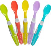 Vitalbaby - baby lepeltjes - verschillende kleuren - flexibel - BPA vrij - 5 stuks