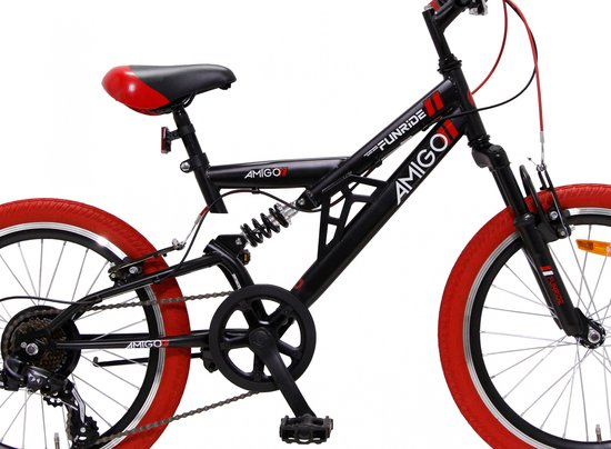 kapitalisme Razernij Prooi Amigo Fun Ride - Mountainbike 20 inch - Voor jongens en meisjes - Met 7  versnellingen... | bol.com
