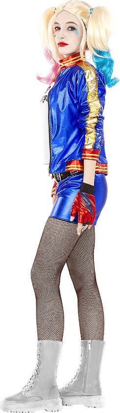 Funidelia | Costume Harley Quinn - Suicide Squad OFFICIEL pour les femmes taille L ▶ Super-héros, DC Comics, Suicide Squad, Villains - Blauw