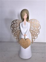 You are An Angel beeldje - AN002 - Live Simply, Give, Laugh