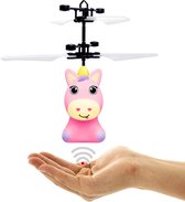 drone kinderen - Flying Unicorn - Pegasus - Unicorn with Extra Bright LED Light (Roze Easy to Control by Hand. The toy for small and large girls, great gift for Christmas