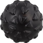 Sport Support - Massageball - Harde Massage Bal - Roller voor Voeten/Benen/Rug/Nek/Schouders - Triggerpoint Egel - 12 cm - Zwart