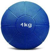 Blessureherstel.nl - Medecine ball - 4 kilogrammes - Blauw