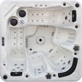 Vips Jacuzzi - Bubbelbad - Buiten Spa - 88 Jets - Wit