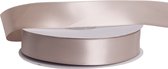3 rollen satijn lint warm grijs/taupe 6 mm x 25 m - lint - satijn - hobby - diy - naaien - warm grijs/taupe