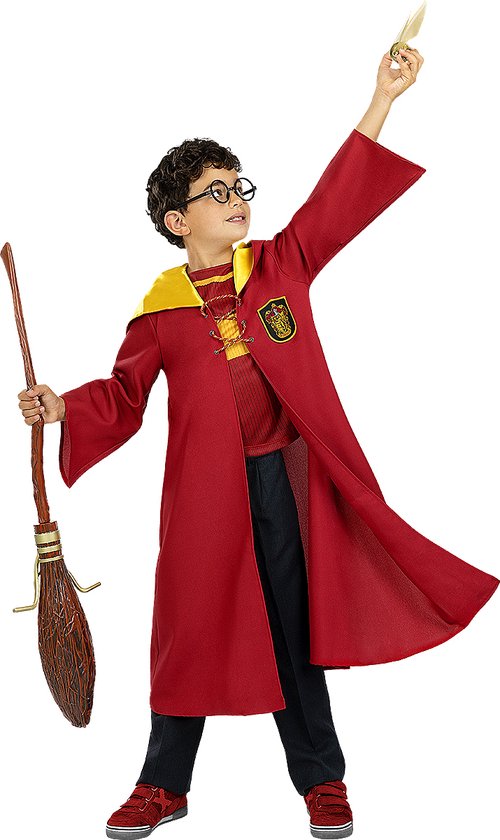 FUNIDELIA Griffoendor Zwerkbal Kostuum - Harry Potter voor meisjes en jongens Films & Series - jaar cm) - Bordeaux rood