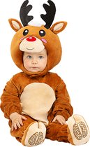 FUNIDELIA Rendier kostuum voor baby - 6-12 mnd (69-80 cm) - Bruin