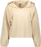 Pieces Trui Pcrise V-neck Hoodie Lw 17117598 Buttercream Dames Maat - S