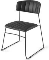 Mundo Chair Cognac Edition - Stoel - Eetkamerstoel - Stalen Poten - Premium Editie - Comfortabel