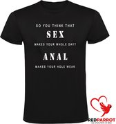 Anaal anale seks grappig Dames t-shirt | seks |porno |kontgat | Zwart