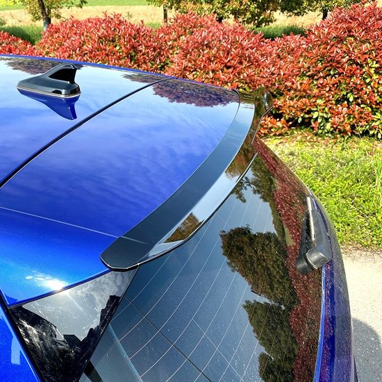 passend für BMW E60, tuning sport spoiler hecklippe CARBON look Slim lip becqeu