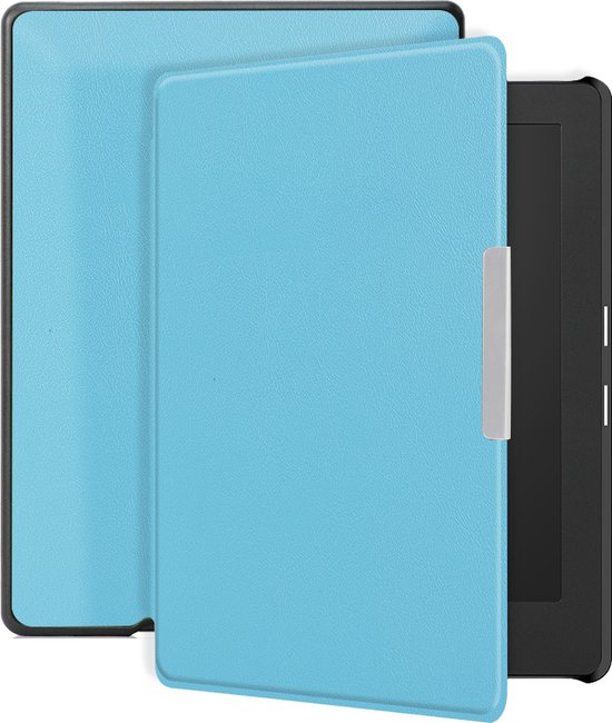 Lunso - sleepcover flip hoes - Geschikt voor Kindle 2019 (Generatie 10) - Lichtblauw