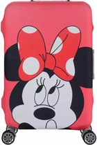 Kofferhoes medium - Kofferhoes Cartoon Minnie Mickey - Beschermhoes Koffer 18-32 Inch
