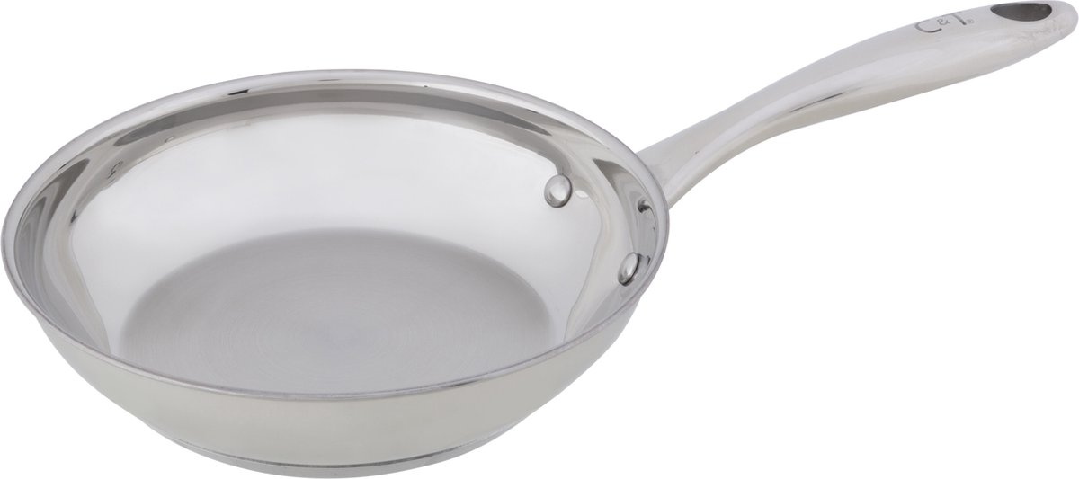 Cosy&Trendy Classic Braadpan 20 cm RVS | Potten&Pannen | 5400586934839