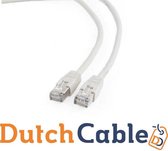 Dutch Cable CAT 6 FTP 1 Meter Internet LAN kabel grijs