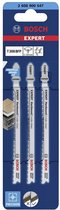 Bosch Accessories 2608900547 EXPERT „Hardwood 2-side clean” T 308 BFP Decoupeerzaagblad, 3 stuks N/A 3 stuk(s)