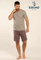 Eskimo pyjama heren - grijs - Aston - maat M