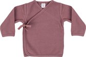 Lodger Newborn Overslag Shirt maat 56 - Topper Nomad Rib - 100% Katoen - Perfecte Pasvorm - Elastisch - Overslag - Oeko-Tex - 0-2M - Roze