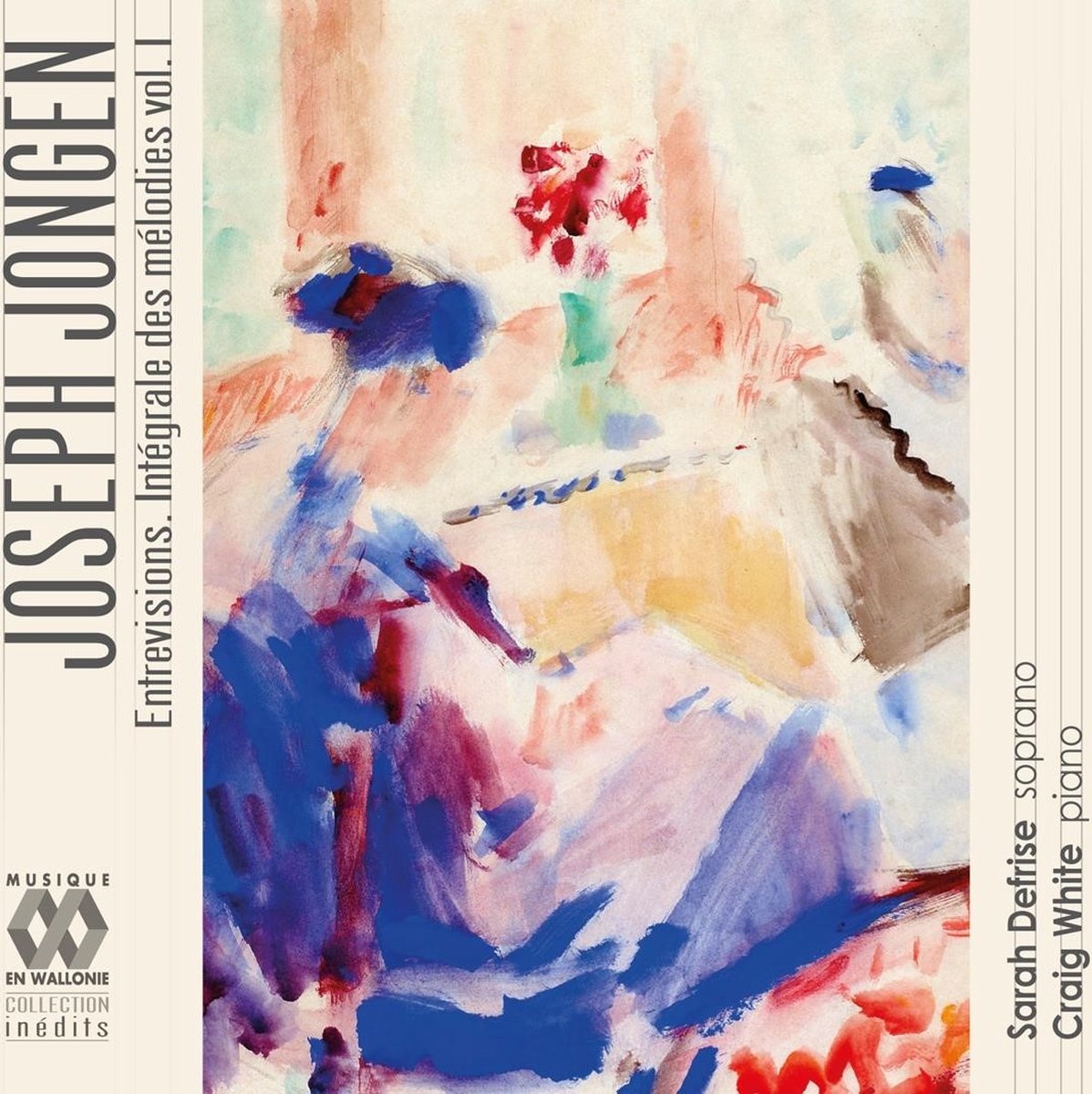 Sarah Defrise & Craig White - Jongen: Entrevisions. Integrale Des Melodies Vol. I (CD)