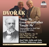 Josef Suk & Vladimir Ashkenazy - Antonín Dvořák: Songs My great-grandfather taught me (CD)