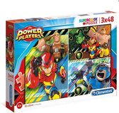 Puzzel - 3 X 48 Stuks - Power Players