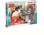 Puzzel - Tom & Jerry - 104 stukjes