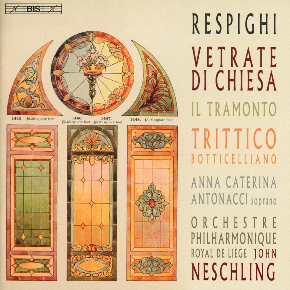 Orchestre Philharmonique Royal De Liegè, John Nechling - Respighi: Church Windows (SACD)
