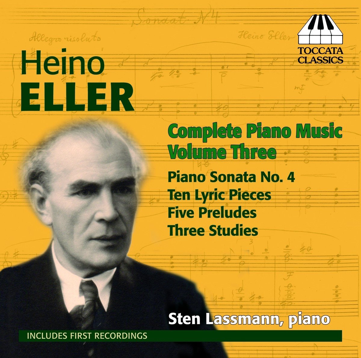 Sten Lassmann - Complete Piano Music Volume Three (CD)