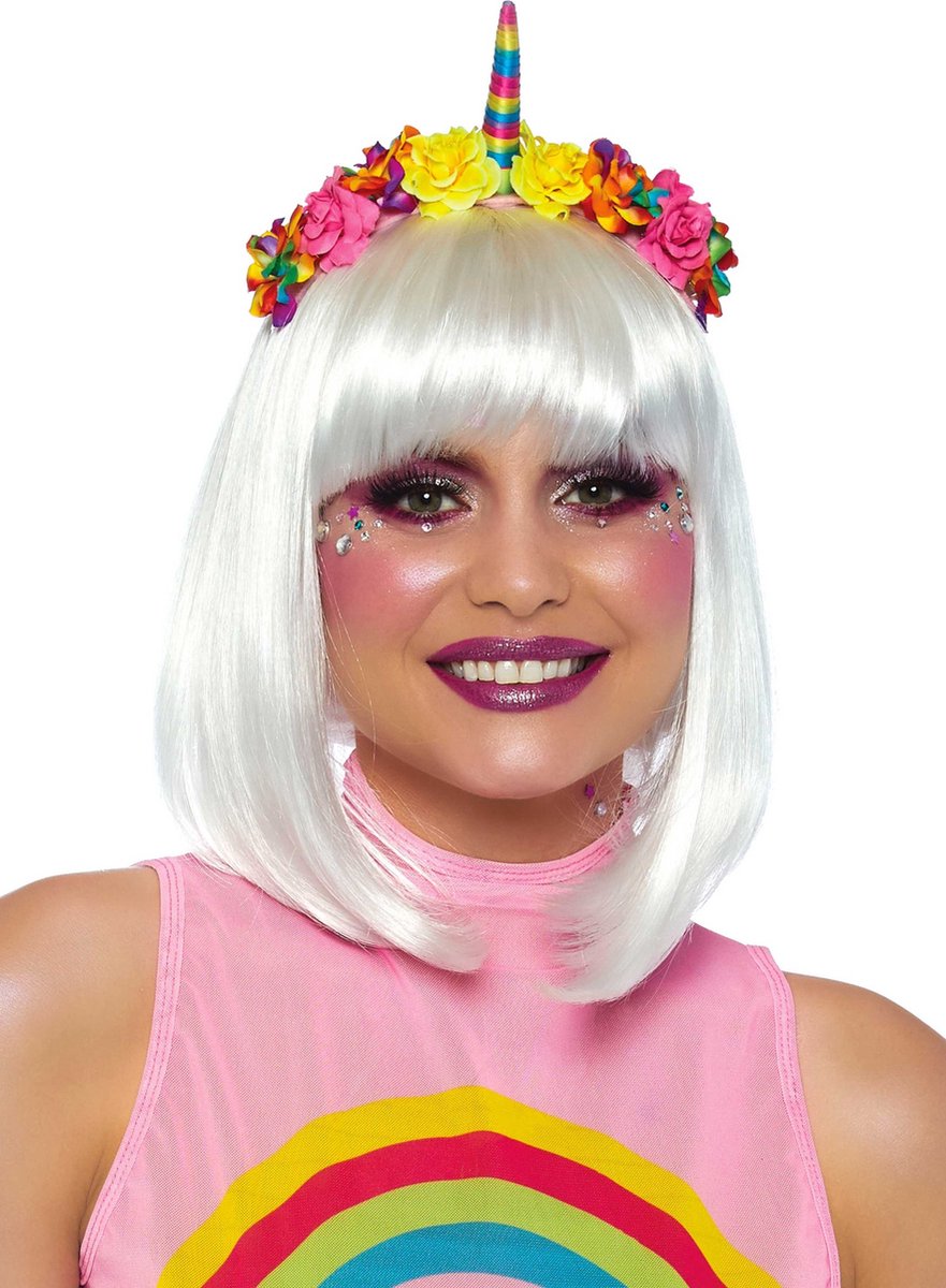 Rainbow unicorn headband