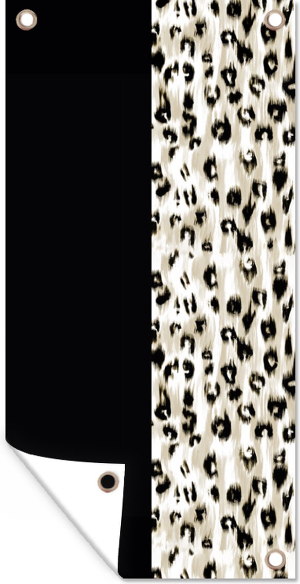 D?�coration murale ext?�rieure Imprim?� Panth?�re - Fourrure - Animal - 80x160 cm - Toile | bol.com