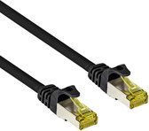 UBCPro - Patchkabel SFTP/PIMF CAT7 Zwart 0,25M Met RJ45 Connectoren