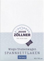 Julius Zöllner - Hoeslaken voor wieg - Wit - 90x40cm