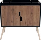 Zolux Kooistandaard Nevo 98 X 77 Cm Hout Bruin/zwart