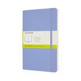 Moleskine Classic Notitieboek - Large - Softcover - Blanco - Hortensia Blauw