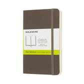Moleskine Classic Notitieboek Soft Cover - Pocket - Bruin - Blanco