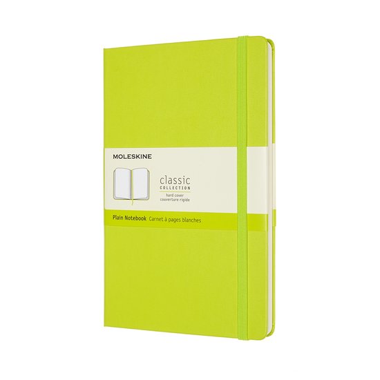 Moleskine Classic Notitieboek - Large - Hardcover - Blanco - Citroen Groen