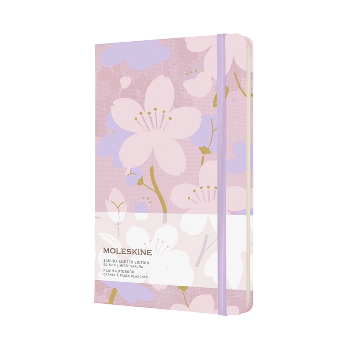 Moleskine Limited Edition Notitieboek - Sakura - Large - Blanco - Roze/Paars