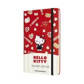 Moleskine Limited Edition Notitieboek - Hello Kitty - Large - Gelinieerd - Rood