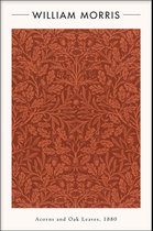 Walljar - William Morris - Acorns and Oak Leaves - Muurdecoratie - Poster