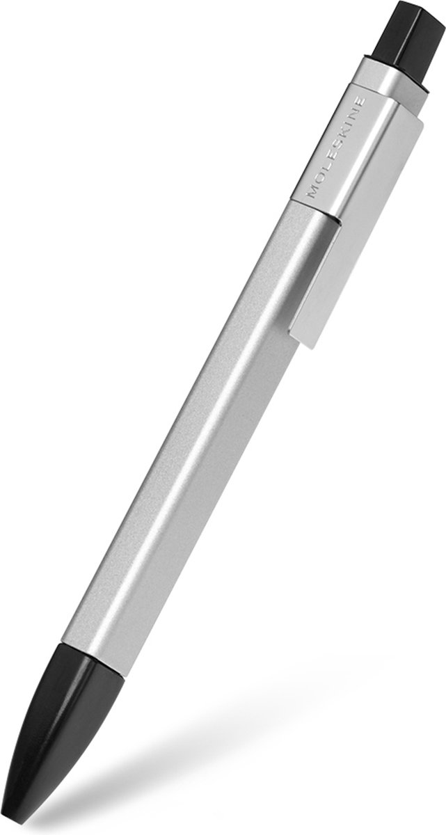 Moleskine Classic Professional Click Ballpen - Zilver Grijs - 1.0mm