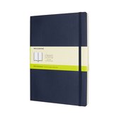 Moleskine Classic Notitieboek - Extra Large - Softcover - Blanco - Saffier Blauw
