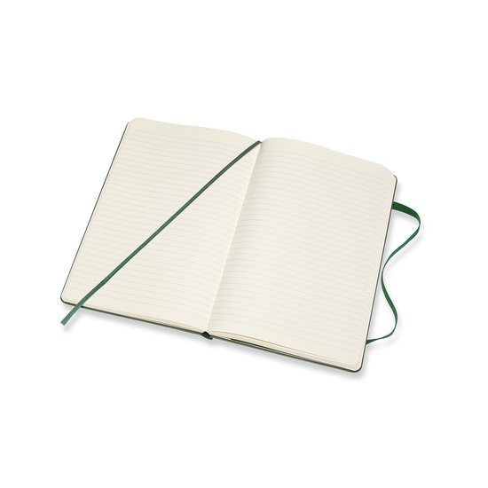 Moleskine Classic Notitieboek - Large - Hardcover - Gelinieerd - Mirte Groen - Moleskine
