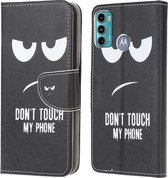 Book Case - Motorola Moto G60 Hoesje - Don’t Touch