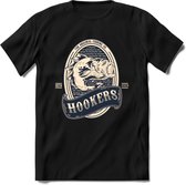 Vissen T-Shirt | Grappig Verjaardag Vis Hobby Cadeau Shirt | Dames - Heren - Unisex | Tshirt Hengelsport Kleding Kado - Zwart - S