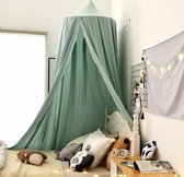 IL BAMBINI - Grote Baby Klamboe voor Babykamer - Babybedje - Groen - Polyester