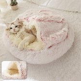 Kattenplunch - Kattenmand pink long - 50x50cm