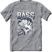 Vissen T-Shirt | Grappig Verjaardag Vis Hobby Cadeau Shirt | Dames - Heren - Unisex | Tshirt Hengelsport Kleding Kado - Donker Grijs - Gemaleerd - XL