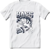 Vissen T-Shirt | Grappig Verjaardag Vis Hobby Cadeau Shirt | Dames - Heren - Unisex | Tshirt Hengelsport Kleding Kado - Wit - M