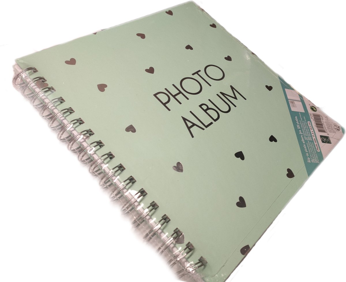 Trendy Fotoalbum Voor 120 Foto s Insteek Album Mintgroen Met 