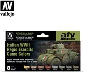 Vallejo 71645 Italian WWII Regio Esercito Camo Colors - Acryl Set Verf set